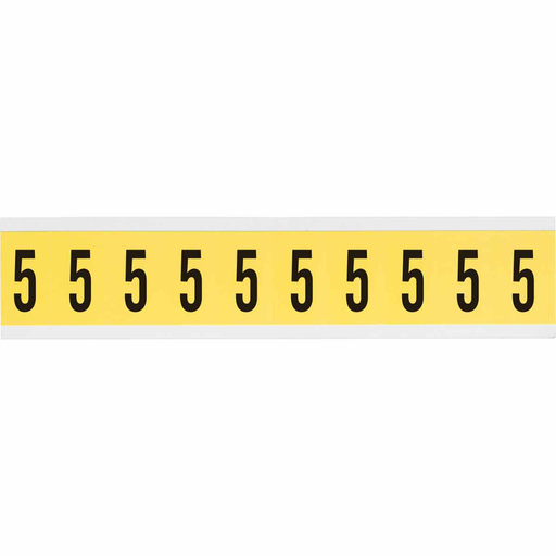 Product image for Brady 3430-5 3430 Series Repositionable Number and Letter Labels, 5