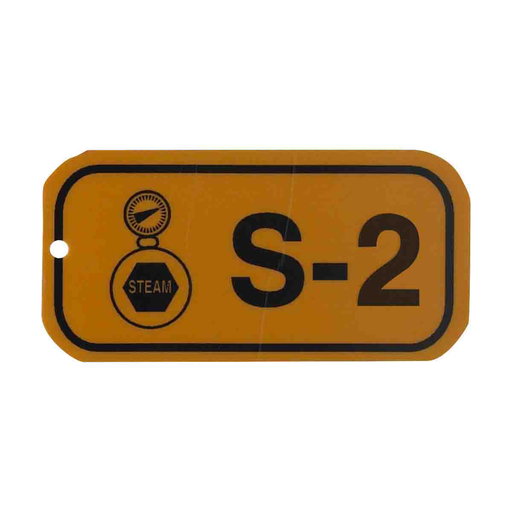 Product image for Brady 105700 Energy Source Tags for Steam, S-2
