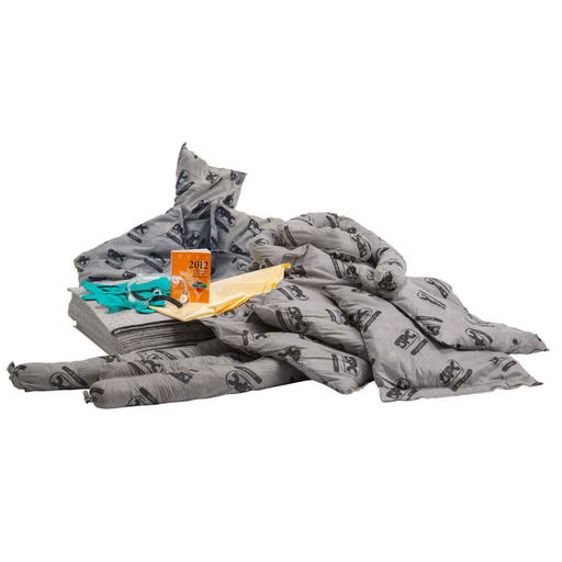 Product image for Brady SKA55-R ALLWIK™ 55-Gallon Drum Spill Control Kit Refill - Universal Application