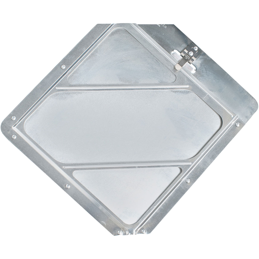 Product image for Brady 60143 SLIDE-IN PLACARD HLDR,2 CLIPPED CORNERS, 10.75" H x 10.75" W