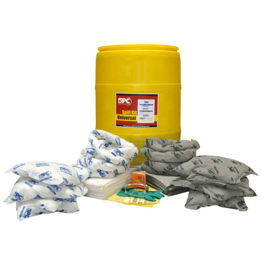 Product image for Brady SKMA-55 55-Gallon Drum Spill Control Kit - Mixed Oil Only and Universal Application