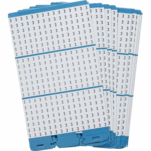 Porta-Pack® Wire Marker Book Refill - Repositionable Vinyl Cloth, Legend 3
