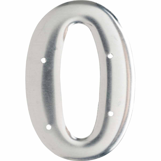 Product image for Brady 1600-O 1600 Series Permanent Aluminum Embossed Number and Letter Labels, O