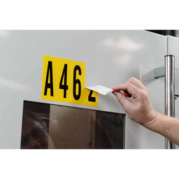 3460 Series Repositionable Number and Letter Labels, 5