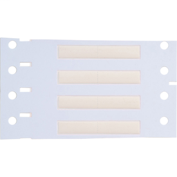 PermaSleeve Polyolefin Wire Marking Sleeves, White, 0.125" Dia x 0.75" W, Roll of 1000 Each