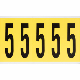 3460 Series Repositionable Number and Letter Labels, 5