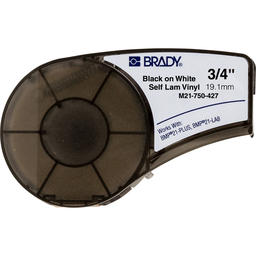Brady M21-750-427 BMP21 Series Self-Laminating Vinyl Wire and Cable Labels 0.75" W x 14' L