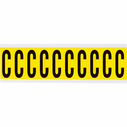 3440 Series Repositionable Number and Letter Labels, C