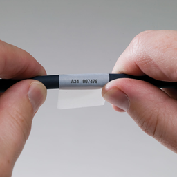 Self-Laminating Vinyl Wire and Cable Labels, 1.437" H x 1" W