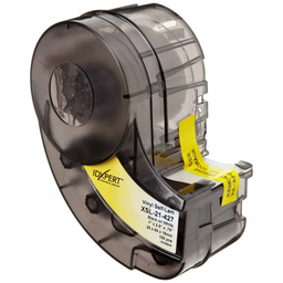 Brady XSL-21-427 IDXPERT Series Self-Laminating Vinyl Wire and Cable Labels, 2.5" H x 1" W, Cartridge of 100 Labels