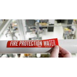 INSTRUMENT AIR Pipe Marker, 2.25" H x 2.75" W, Card of 3 Each, Fits Pipes 0.75" Dia. or Smaller