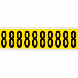3440 Series Repositionable Number and Letter Labels, 8