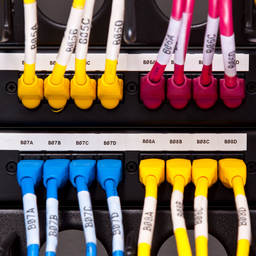 Self-Laminating Vinyl Wire and Cable Labels, 1.437" H x 1" W