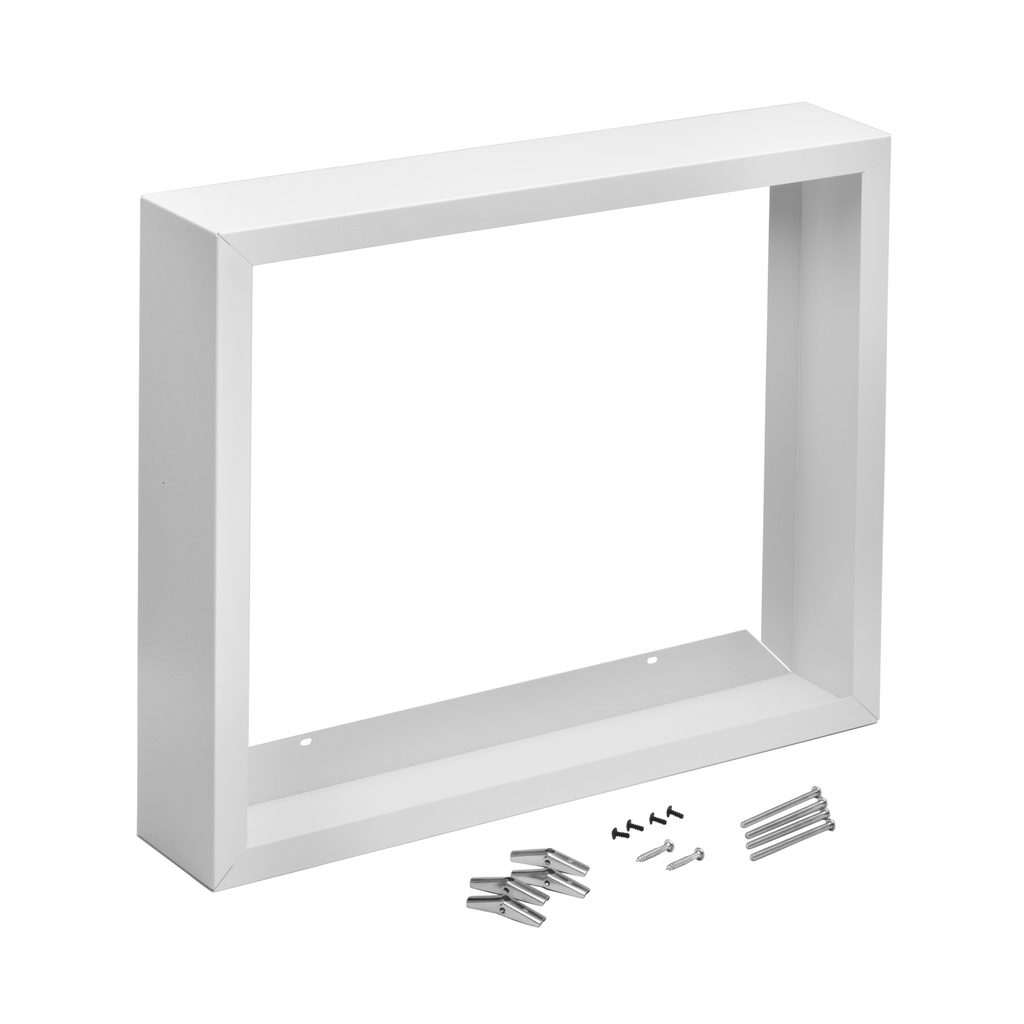 Product image for Broan 85 17-3/4 x 3-3/4 x 21-5/8 Inch White Steel Baked Enamel Surface Mount Mounting Kit