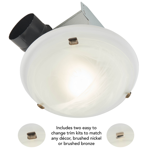 Product image for NUT-BRO 770RLTK FAN LIGHT/TRIM KIT