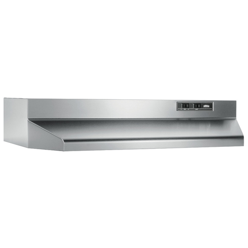 Product image for Broan 403004 2 Amp 120 Volt 30 x 17-1/2 x 6 Inch Stainless Steel Ducted Range Hood