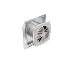 Broan 509 1.5 Amp 120 Volt 180 CFM 1925 RPM 11-1/2 x 11-1/2 Inch White Polymeric Grille Wall Fan