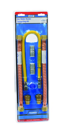 Connector Kit - 15" x 3/4" Gas Copper, (CLAM) LLC