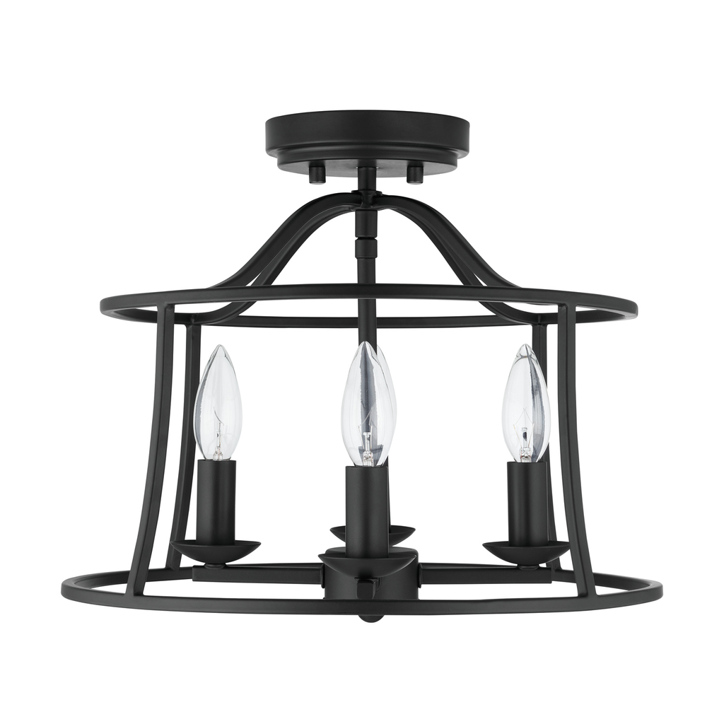 Product image for CAPLTF 239541MB CAMERON SEMIFLUSH CONVERTIBLE MATTE BLACK