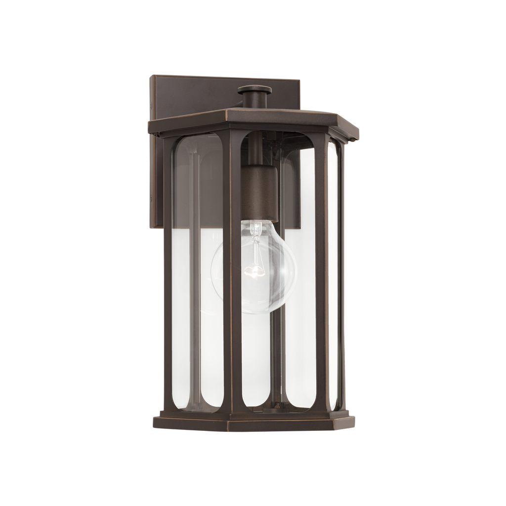 Product image for Walton 1 Light Small Wall Lantern - Oiled Bronze
