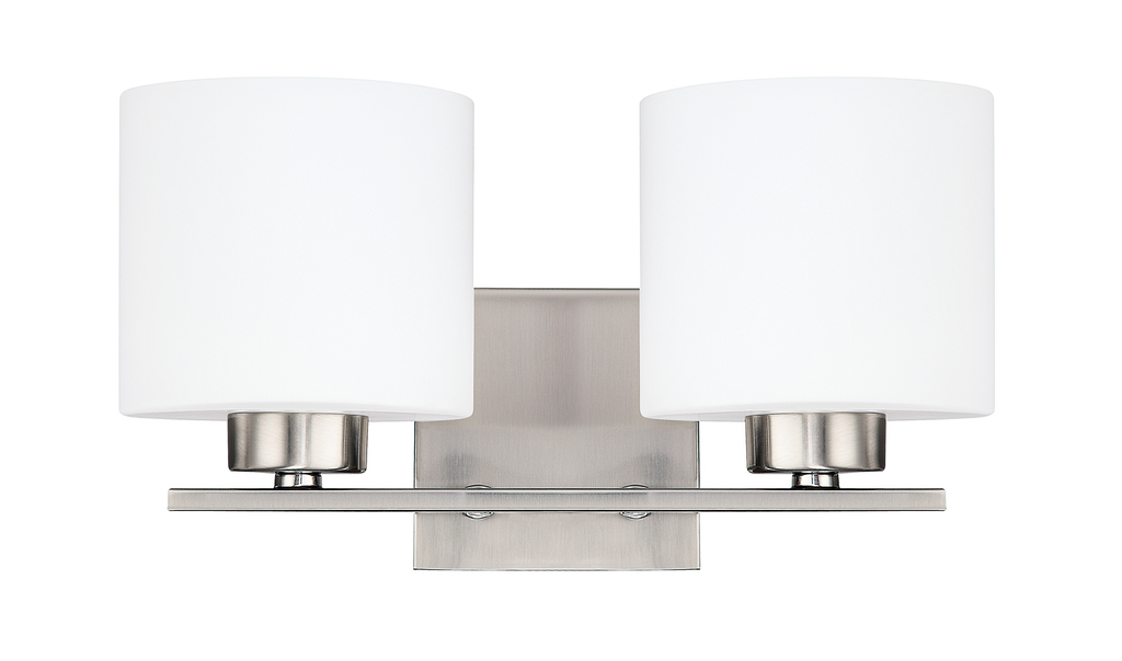 Product image for Steele 2 Light Vanity - Brushed Nickel
