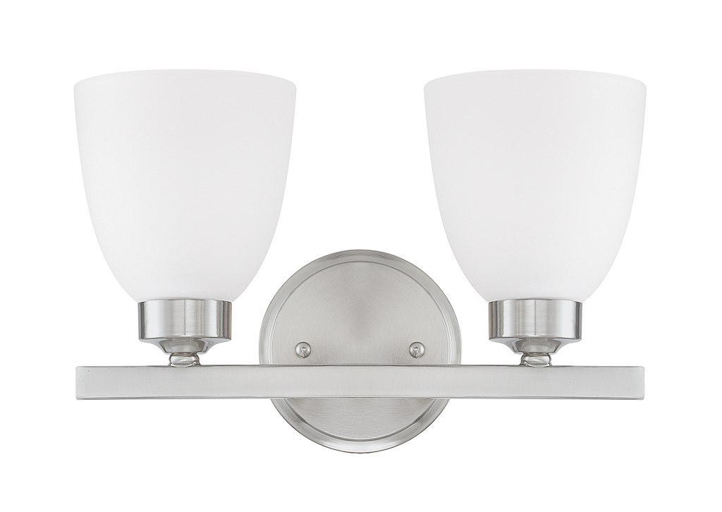 Product image for Jameson 2 Light Vanity - Brushed Nickel