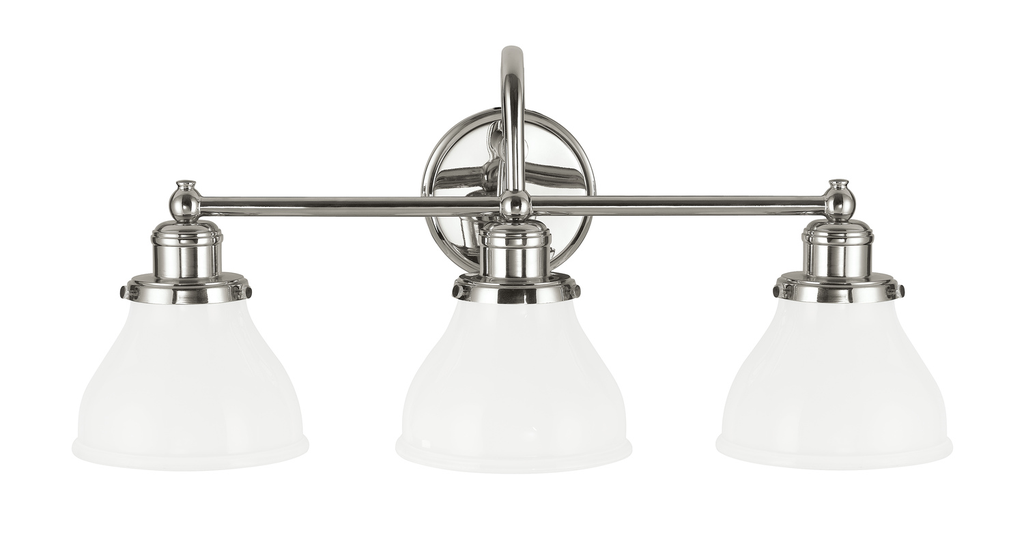 Product image for Baxter 3 Light Vanity - Polished Nickel