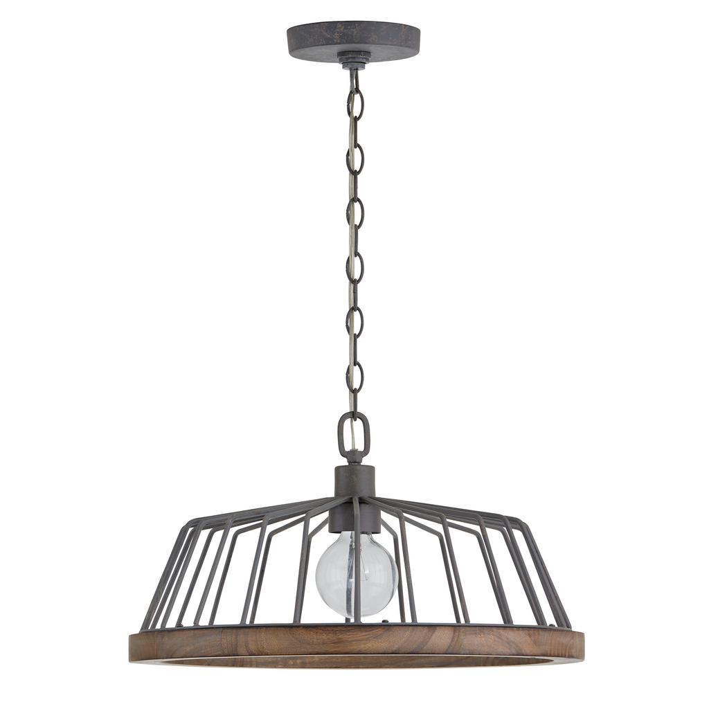 Product image for 1 Light Pendant - Iron