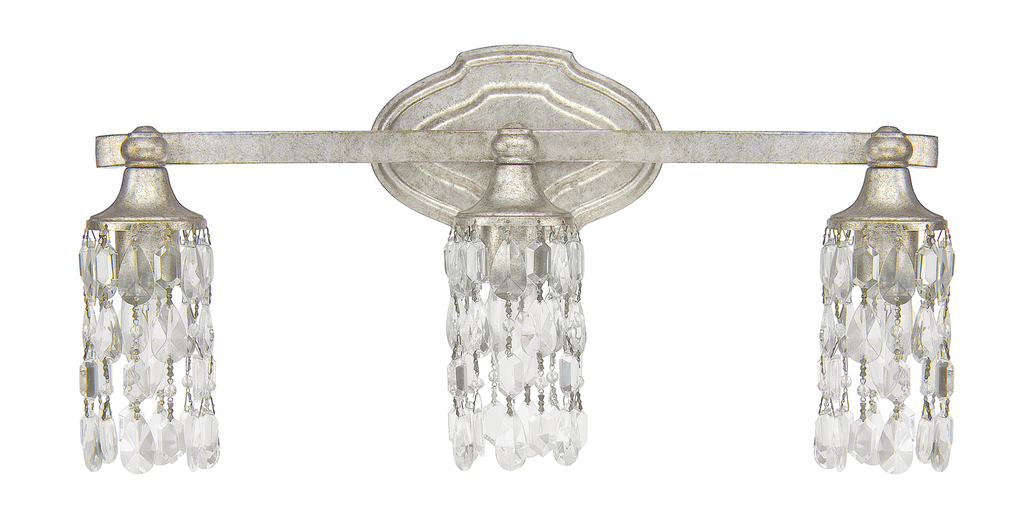 Product image for Blakely 3 Light Vanity - Antique Silver