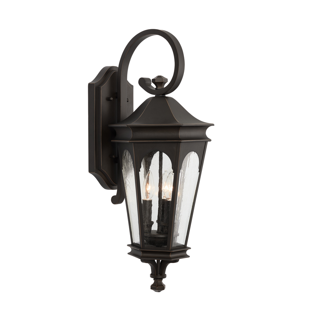 Product image for Inman Park 3 Light Large Wall Lantern - Oiled Bronze