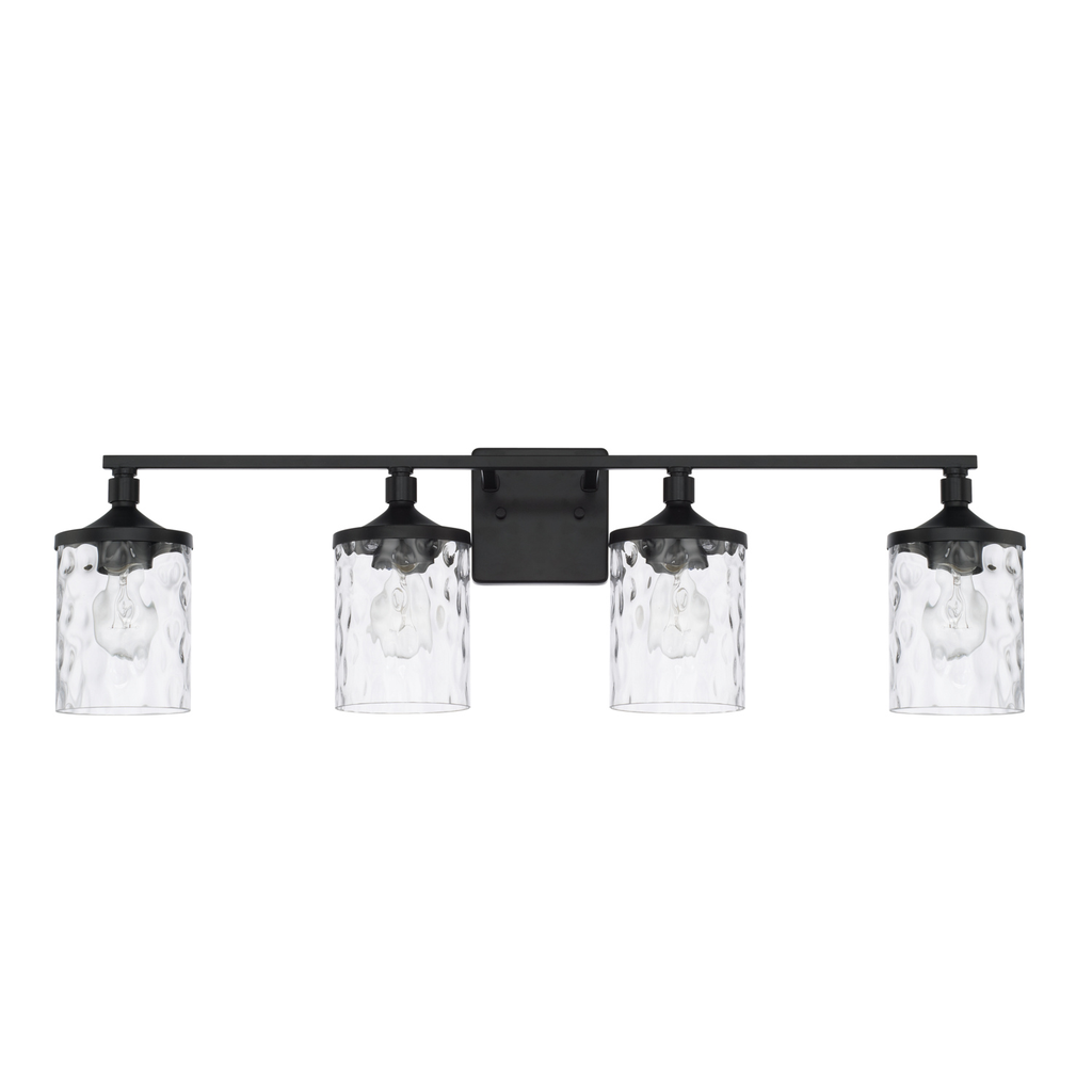 Product image for Colton 4 Light Vanity - Matte Black