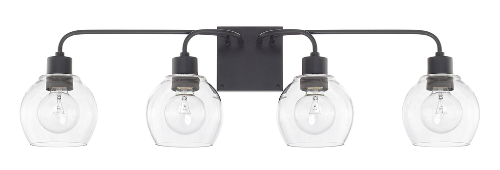 Product image for Tanner 4 Light Vanity - Matte Black