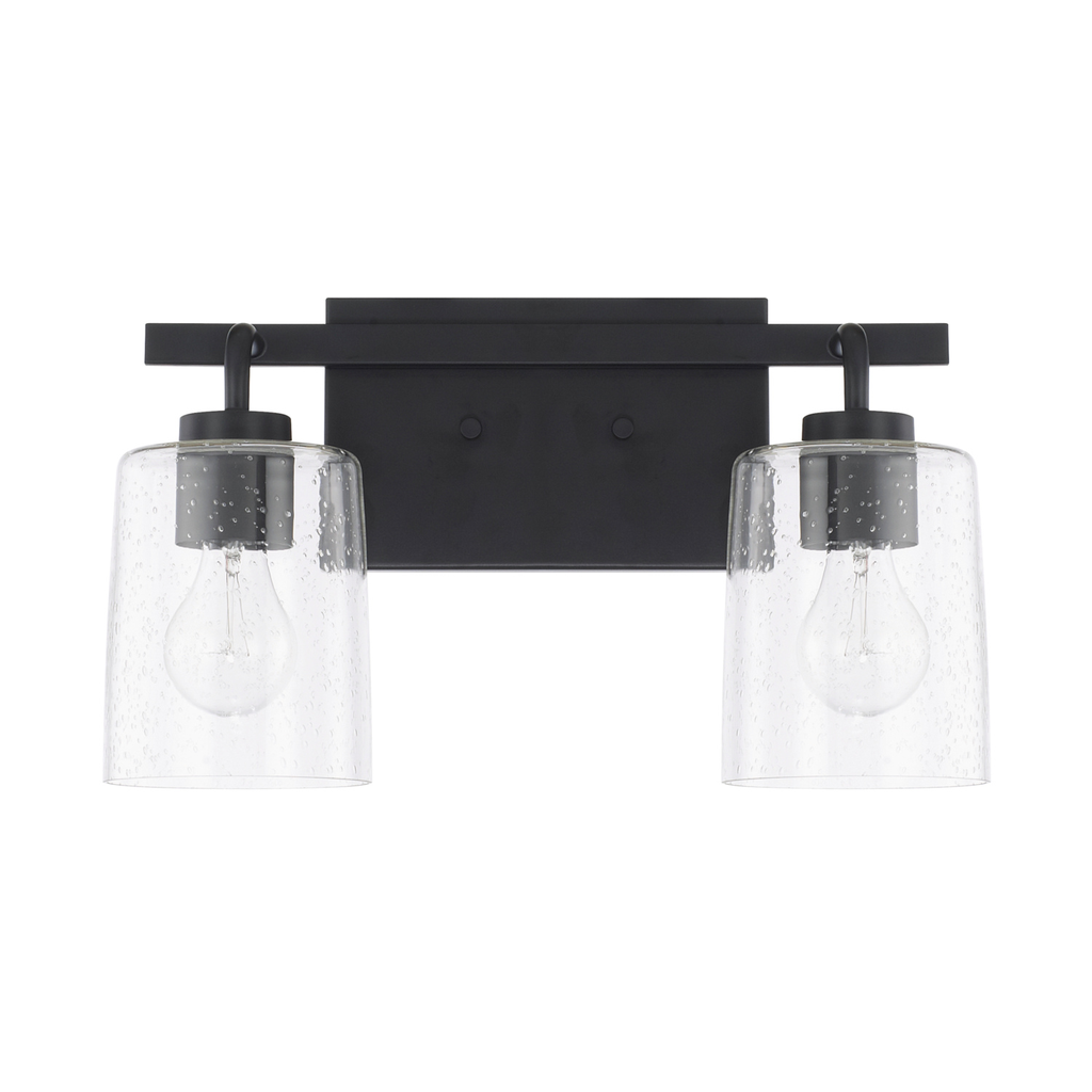 Product image for Greyson 2 Light Vanity - Matte Black