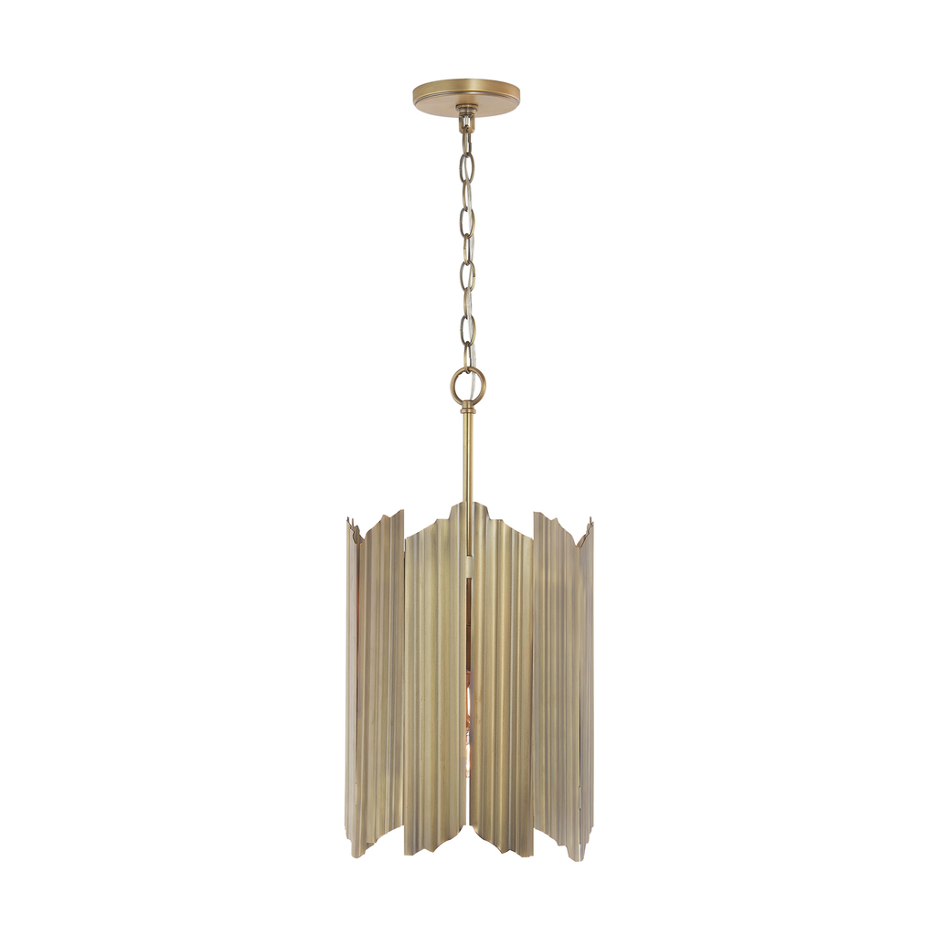 Product image for Xavier 6 Light Pendant - Aged Brass