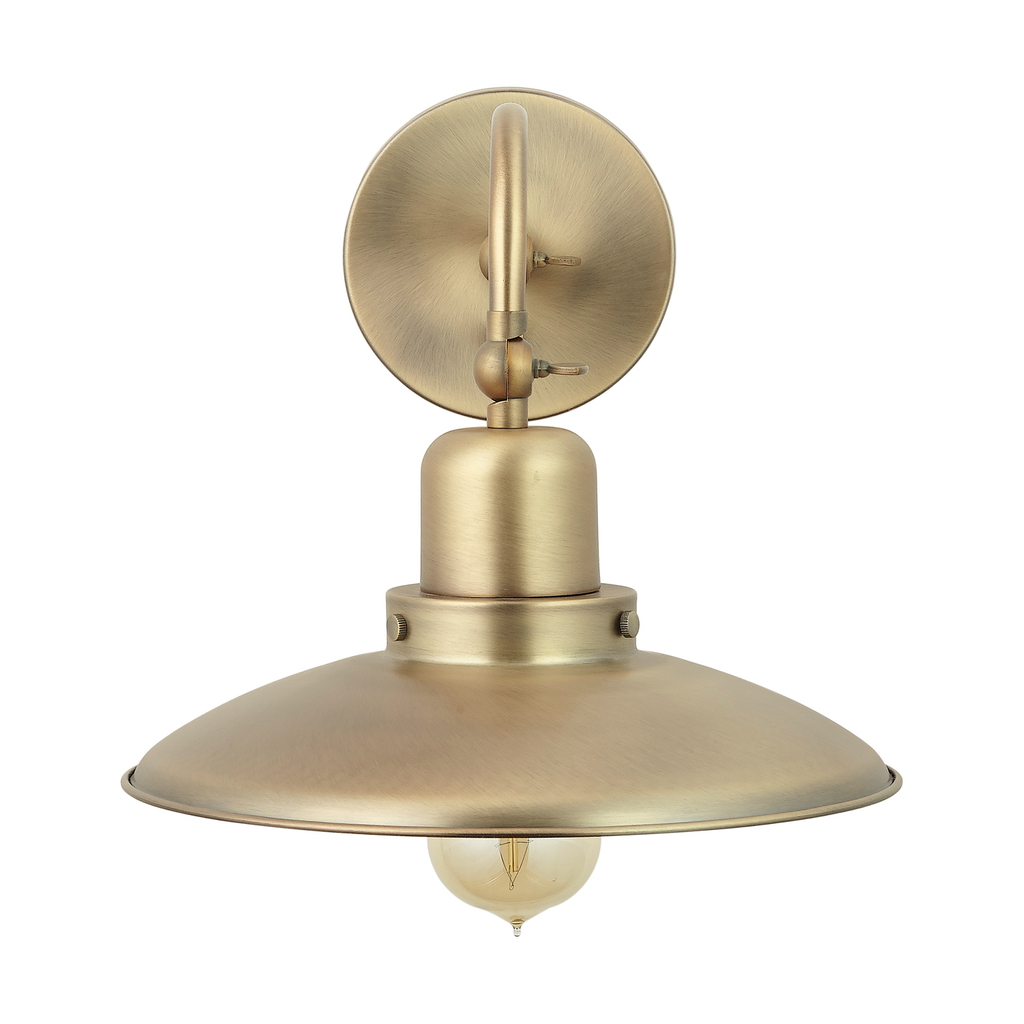Product image for 1 Light Sconce - Aged Brass