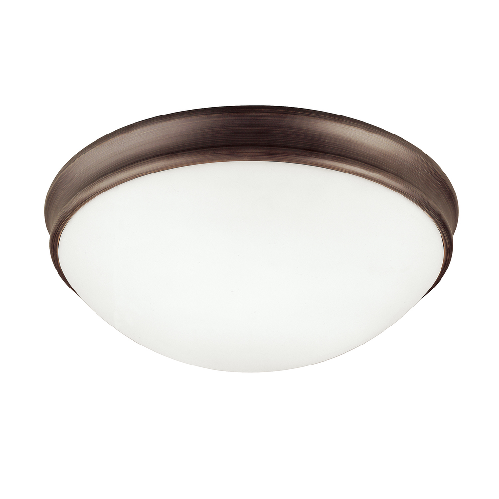 Product image for 3 Light Flush Mount - Oil Rubbed Bronze