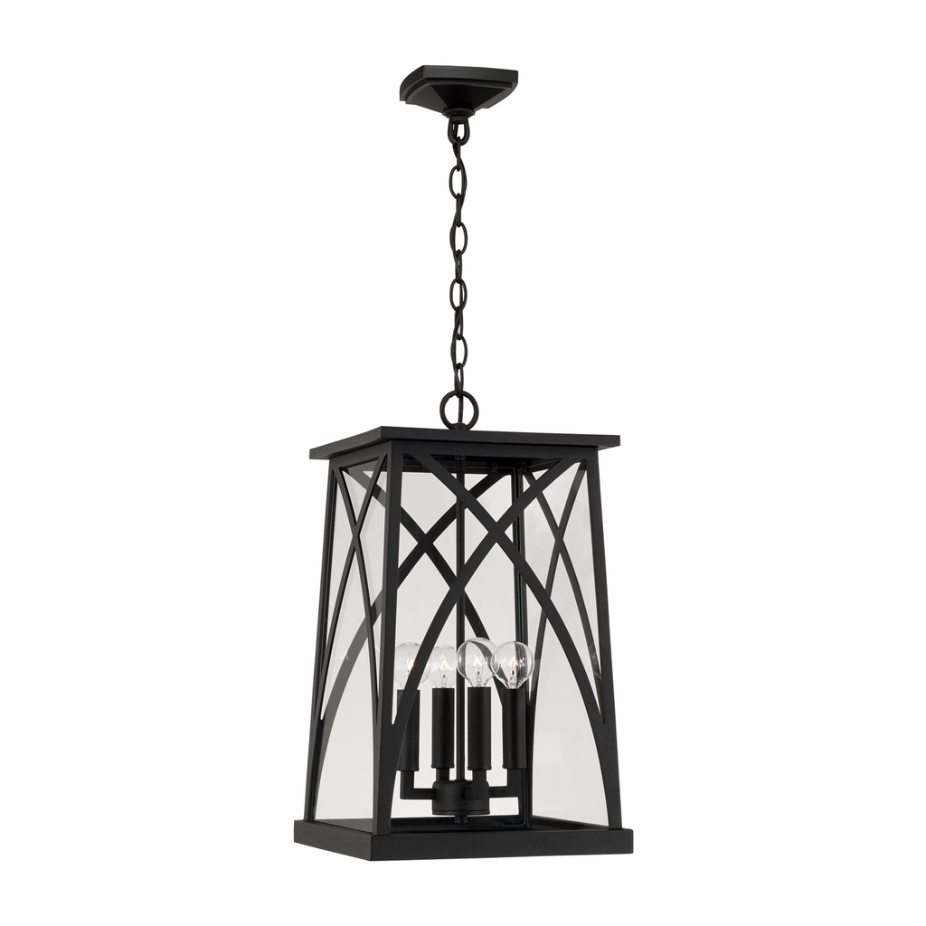 Product image for Marshall 4 Light Hanging Lantern - Black