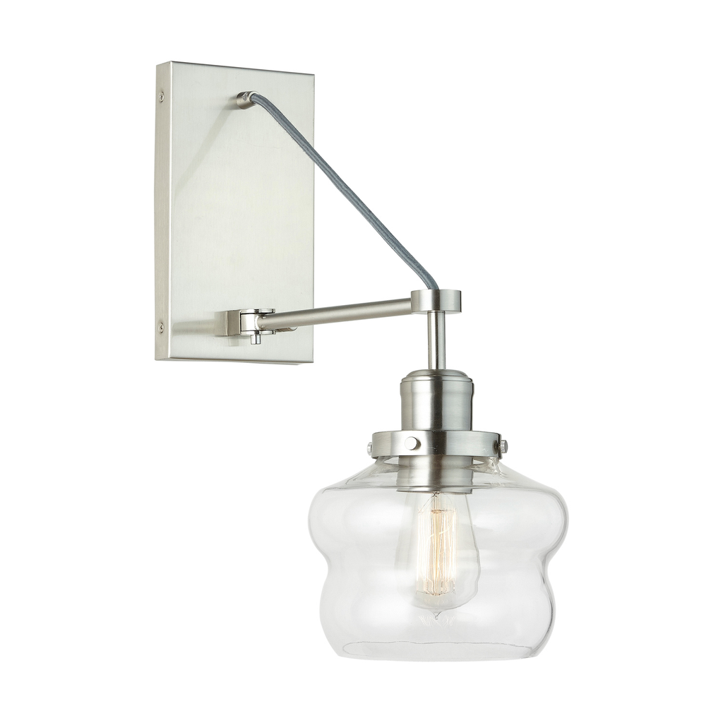 Product image for 1 Light Sconce - Brushed Nickel
