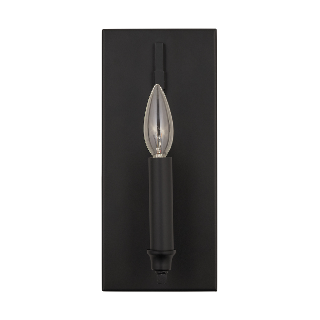 Product image for Reeves 1 Light Wall Sconce - Matte Black