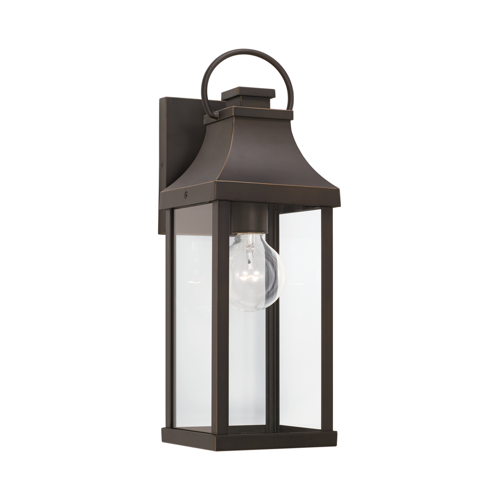 Product image for Bradford 1 Light Small Wall Lantern - Oiled Bronze