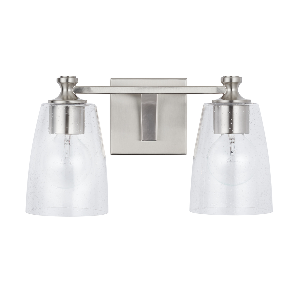 Product image for Myles 2 Light Vanity - Brushed Nickel