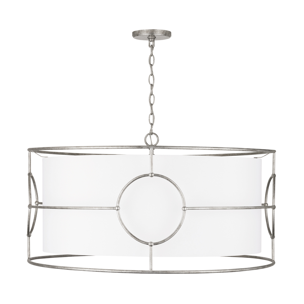 Product image for CAPLTF 337961AS 6 LIGHT PENDANT ANTIQUE SILVER