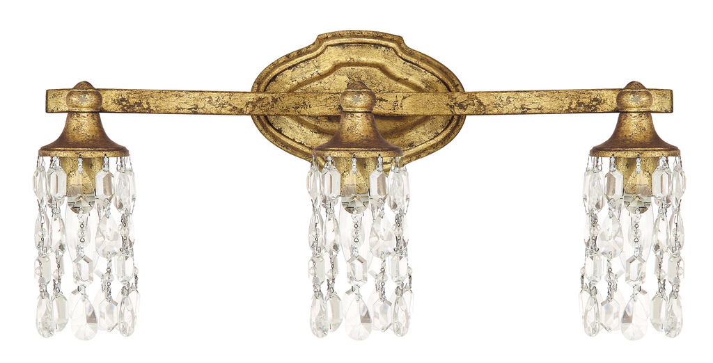 Product image for Blakely 3 Light Vanity - Antique Gold