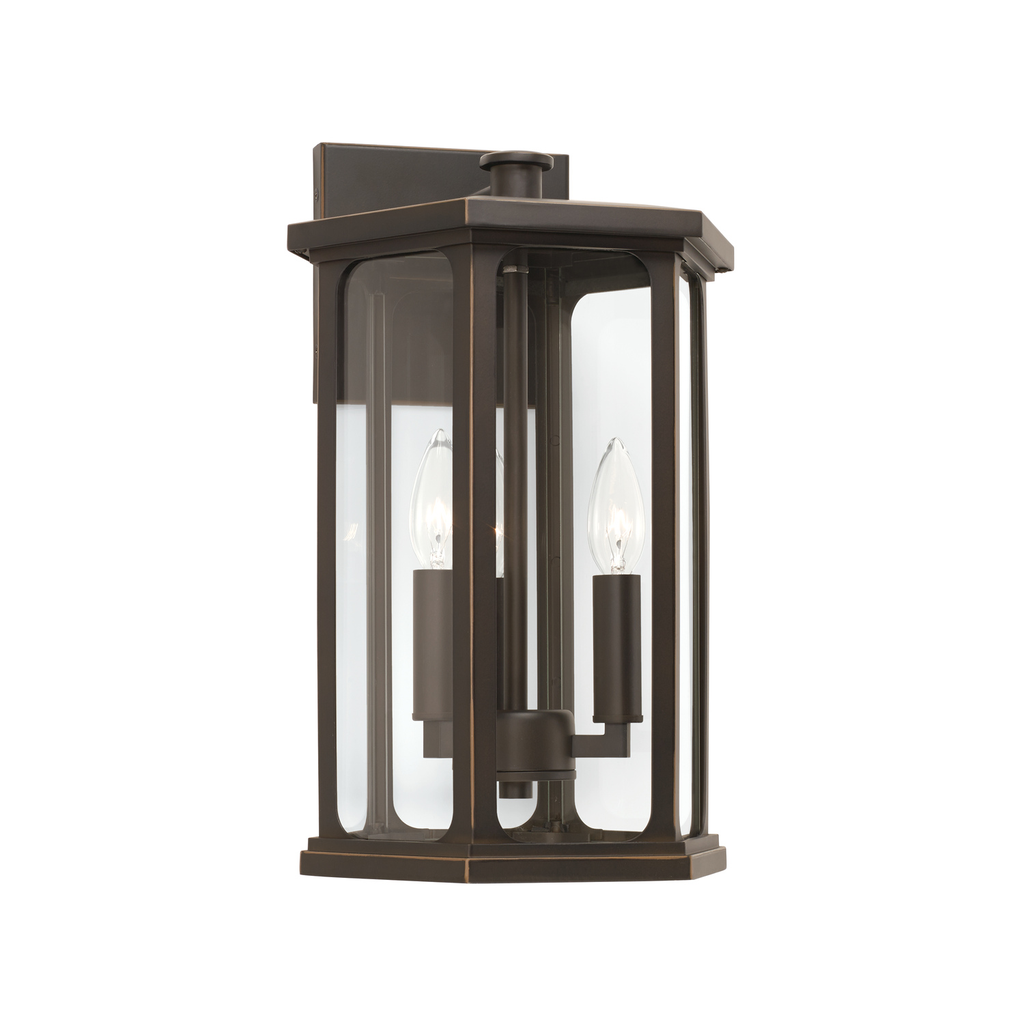 Product image for Walton 3 Light Medium Wall Lantern - Oiled Bronze