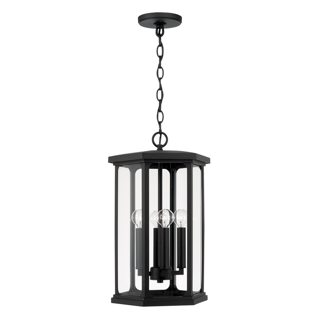 Product image for Walton 4 Light Hanging Lantern - Black