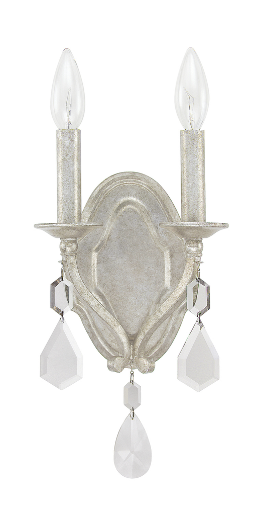 Product image for Blakely 2 Light Wall Sconce - Antique Silver