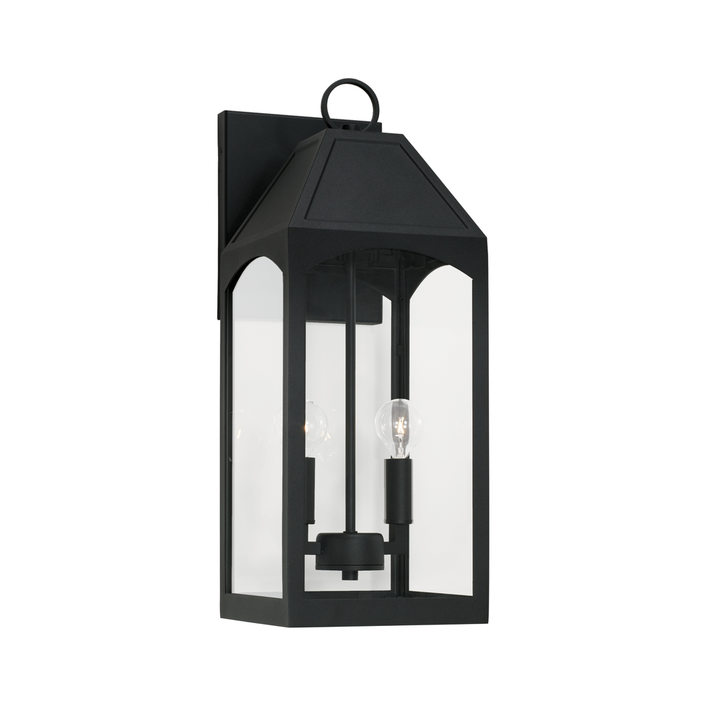 Product image for Burton 2 Light Medium Wall Lantern - Black