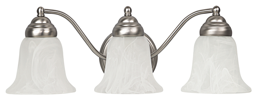 Product image for 3 Light Vanity - Matte Nickel