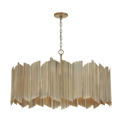 Product image for Xavier 6 Light Pendant - Aged Brass