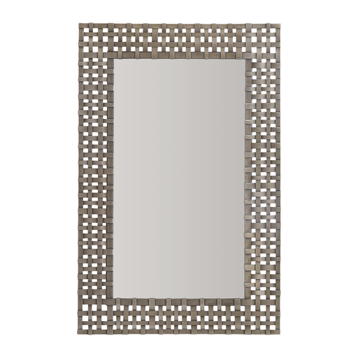Product image for 40" Metal Decorative Mirror - Antique Nickel